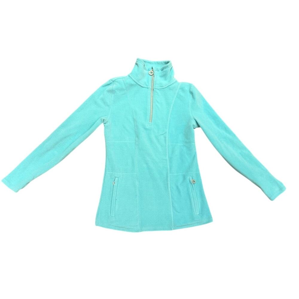 Calvin Klein Performance Half Zip Fleece Pullover Aqua Sz S